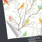 Papel De Parede Colored Birds - 0 50 X 2 50 Metros
