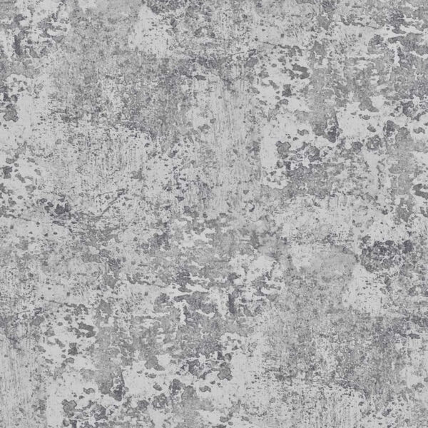 Papel De Parede Colorkey - Col1004 Textura Cinza/ Prata - Rol