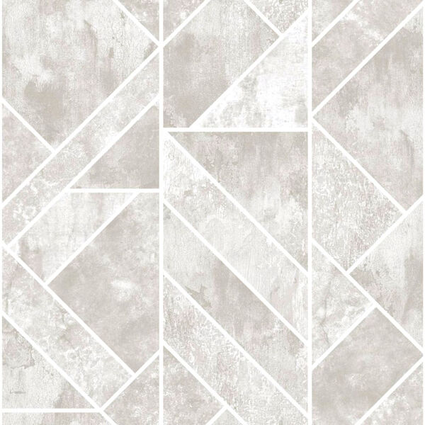 Papel De Parede Colorkey - Col1009 Geométrico Marfim - Rolo F