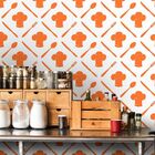 Papel De Parede Cooking Orange - 0 50 X 3 00 Metros