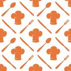 Papel De Parede Cooking Orange - 0 50 X 3 00 Metros