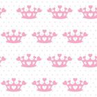 Papel De Parede Coração De Princesa Baby - 0 50 X 2 50 Metros