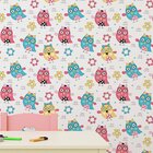 Papel De Parede Corujinhas Infantil - Adesivo 2,70x0,57m