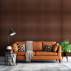 Papel De Parede Couro Marrom 5 Metros