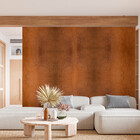 Papel De Parede Couro Marrom Claro 3 Metros