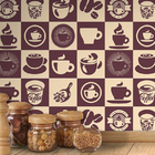 Papel De Parede Cozinha Azulejo Café