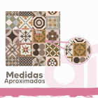 Papel De Parede Cozinha Azulejo Lavável15m