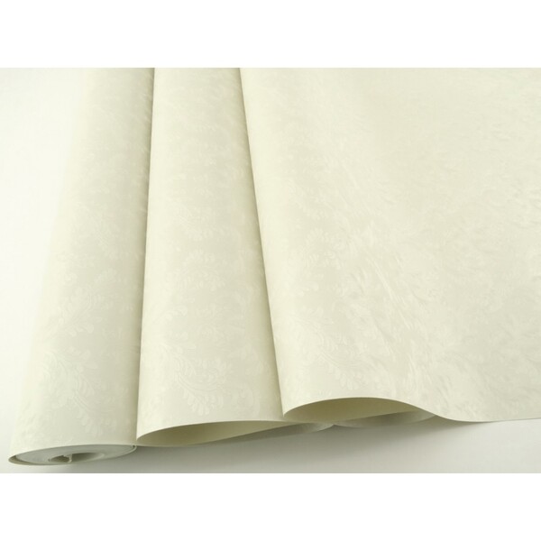 Papel De Parede - Creme Com Texturas - Rolo Com 10m X 53cm -