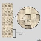 Papel De Parede Cubos De Madeira - 0 50 X 2 50 Metros