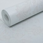 Papel De Parede Damask Alto Relevo Azul Claro Gliter