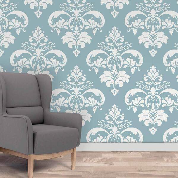 Papel De Parede - Damask - Mod 021 - 60x300cm