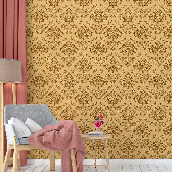 Papel De Parede - Damask - Mod 036 - 60x300cm