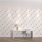 Papel de Parede de Poliéster e PVC Astrologia Off-White 1,7x1m Muse