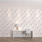 Papel de Parede de Poliéster e PVC Astrologia Off-White 3,5x1m Muse