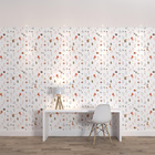 Papel de Parede de Poliéster e PVC Boho Colorido 1,7x1m Muse