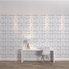 Papel de Parede de Poliéster e PVC Gato Branco 1,7x1m Muse