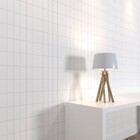 Papel de Parede de Poliéster e PVC Geométrico Verde 2,9x1m Muse