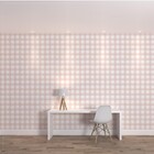 Papel de Parede de Poliéster e PVC Listrado Rosa 2,9x1m Muse