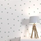 Papel de Parede de Poliéster e PVC Poá Verde 3,5x1m Muse