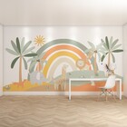 Papel de Parede de Poliéster e PVC Safari Colorido 1,7x4m Muse