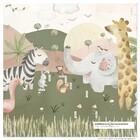 Papel de Parede de Poliéster e PVC Safari Colorido 2,9x4m Muse