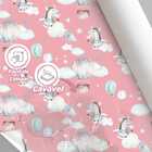 Papel De Parede Decorativo Infantil Zebra Aquarela Rosa Quart