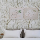 Papel De Parede Decore Campos Do Jordão - Textura Bege E Galh