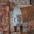 Papel De Parede Decore Gramado - Tijolinho A Vista Laranja