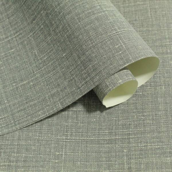 Papel De Parede Decore Holambra - Textura Linho Cinza