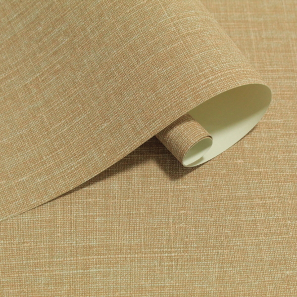 Papel De Parede Decore Holambra - Textura Linho Marrom Claro