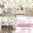 Papel De Parede Dinossauro Infantil Colorido Vivo Safari Quar