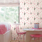 Papel De Parede Disney Minnie Bolas Rosa Di1027 A - Rolo Fech