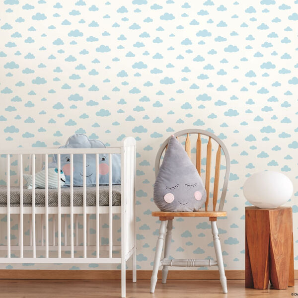 Papel De Parede Disney Nuvens Branca Di0975 A - Rolo Fechado