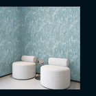 Papel De Parede Edantex Avalon 1 - Cimento Queimado Azul Clar