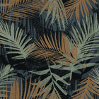 Papel De Parede Edantex Avalon 1 - Folhagem Azul (detlahe Dou