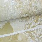 Papel De Parede Edantex Avalon 2 - Árvores Bege (leve Brilho)