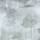 Papel De Parede Edantex Avalon 2 - Árvores Cinza (leve Brilho