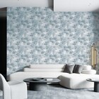 Papel De Parede Edantex Avalon 2 - Árvores Cinza Azulado (com