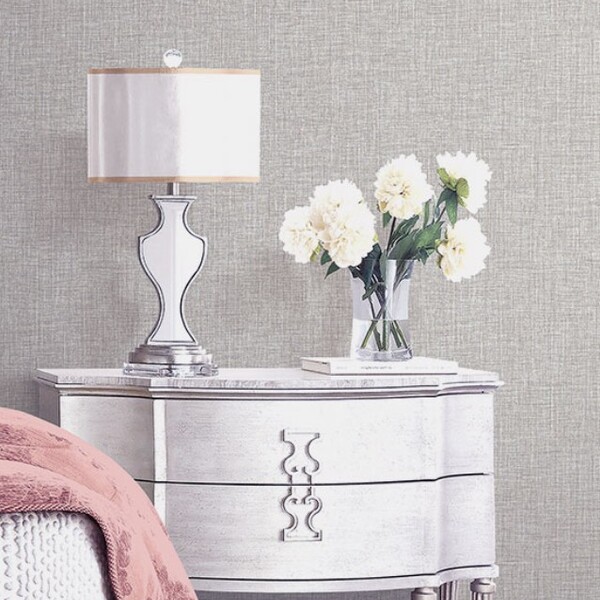 Papel De Parede Edantex Unique - Linho Greige Un-5014