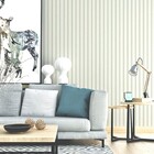 Papel De Parede Edantex Unique - Ripado Cinza Claro (leve Bri