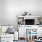 Papel De Parede Efeito Gesso 3d Geométrico Colmeia 2 12m