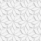 Papel De Parede Efeito Gesso 3d Geométrico Flor 3 12m