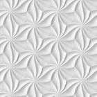 Papel De Parede Efeito Gesso 3d Geométrico Flor 7 18m