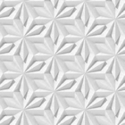 Papel De Parede Efeito Gesso 3d Geométrico Flor 9 18m