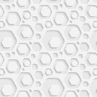 Papel De Parede Efeito Gesso 3d Geométrico Hexágono 1 12m