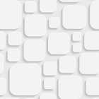 Papel De Parede Efeito Gesso 3d Geométrico Quadrado 3 15m