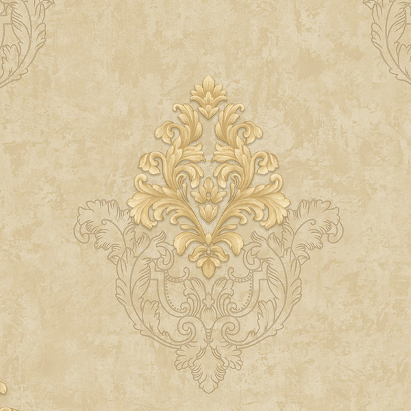 Papel De Parede Em Tons De Dourado | Leroy Merlin