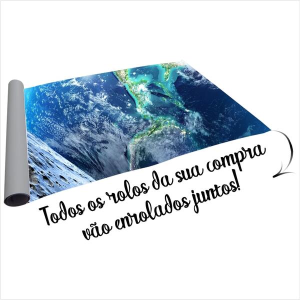 Papel De Parede Espaço 01 Tamanho:3,30x0,60