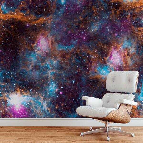 Papel De Parede Espaço Galáxias N4146 - 10m