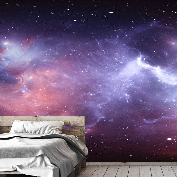 Papel De Parede Espaço Planetas Cosmos Sala Painel - 386pcp